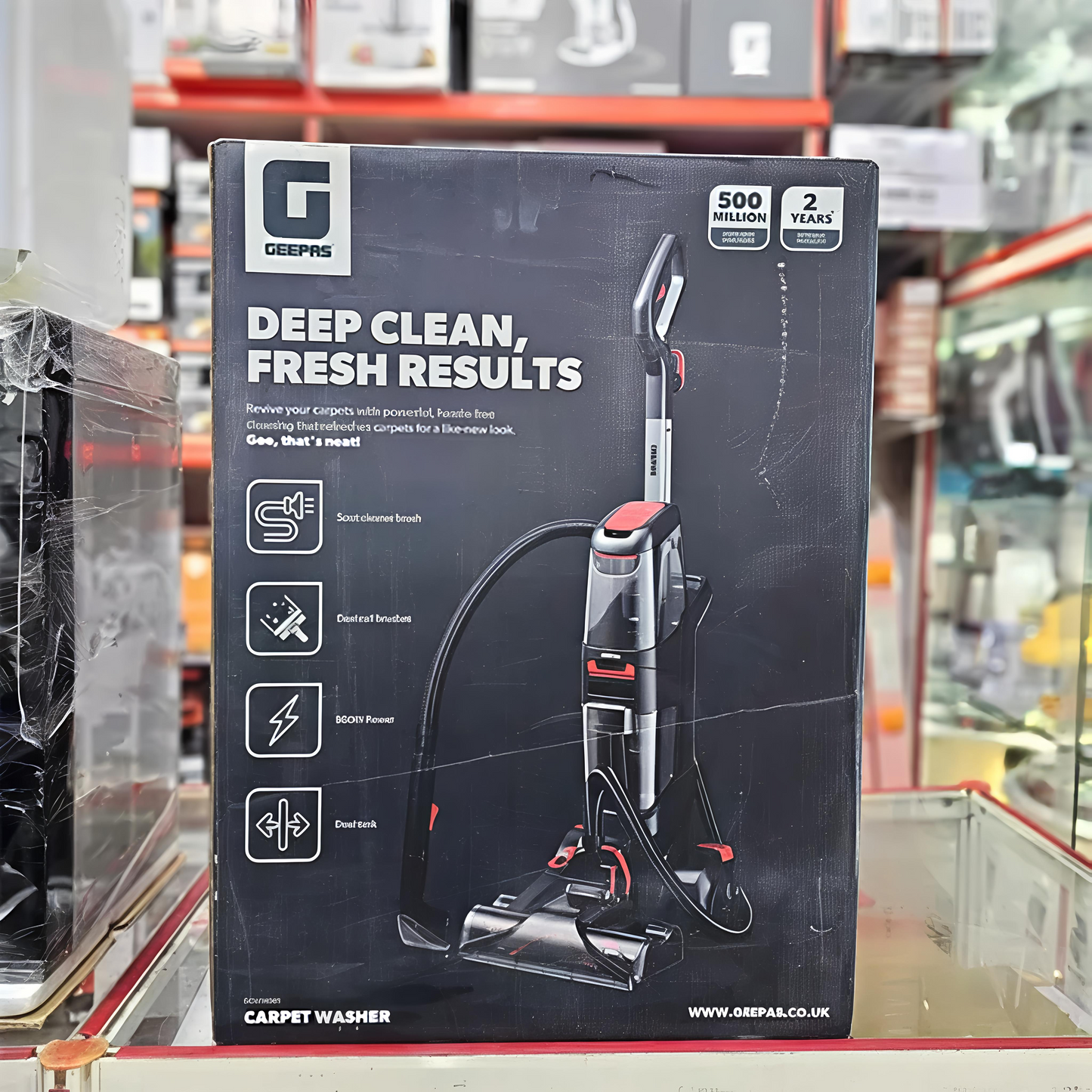 Geepas  Carpet Washer floor sofa steam cleaner GCW19060