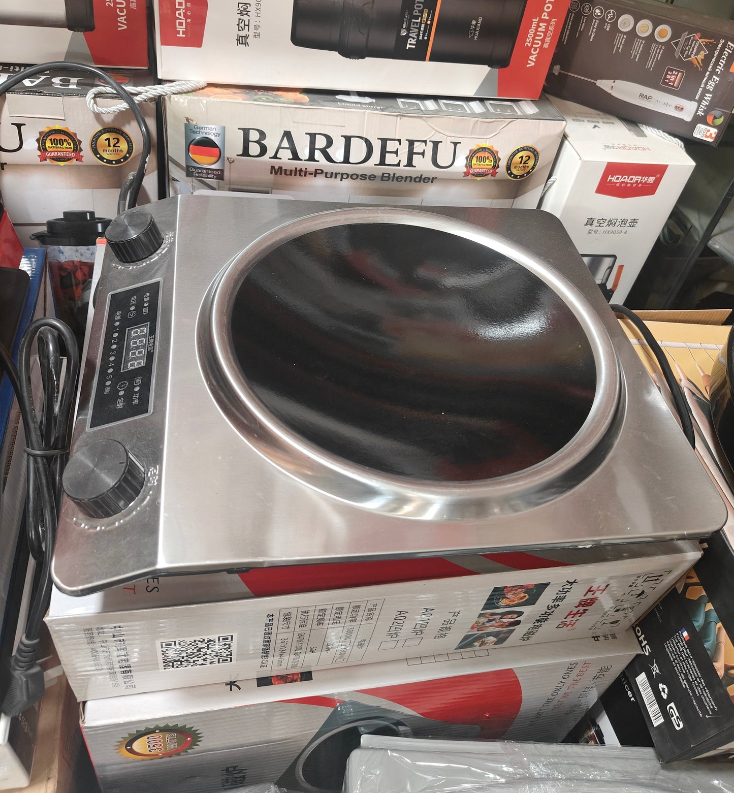 Induction Cooker,  Countertop, Single Burner, Efficient Touch Control Panel 3500W
