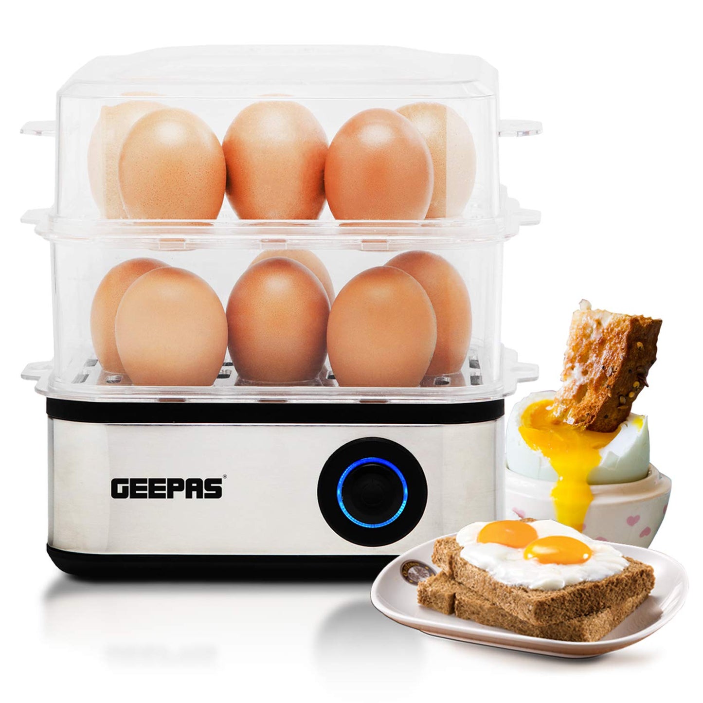 Geepas 16pc Egg Boiler GEB-63019