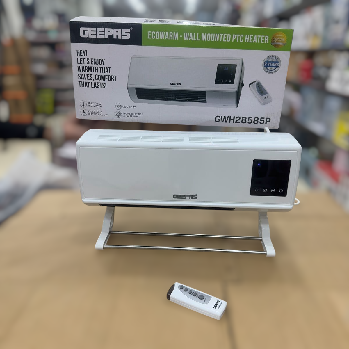 Geepas Ecowarm Wall heater PTC Heater 28585