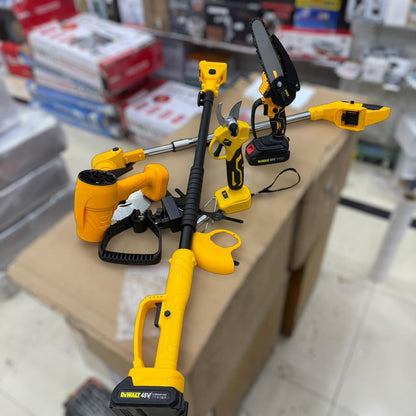 5 in 1 Rechargeable 10 function grass cuter machine set ( grass trimmer