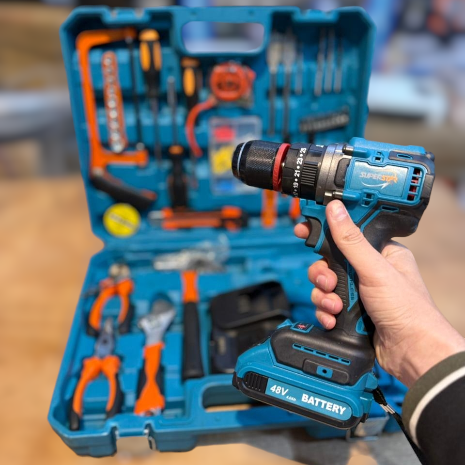 Super star drill set & Toll set 48v ( China local )