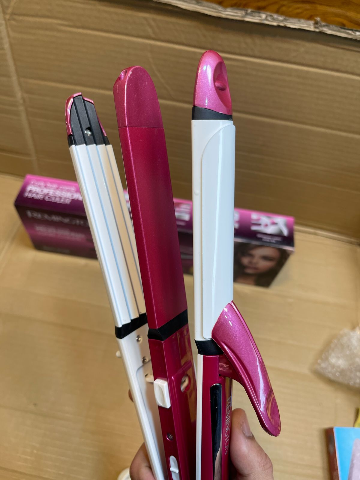 Remington Professional 3 in 1 Hair Straightner, Curler
