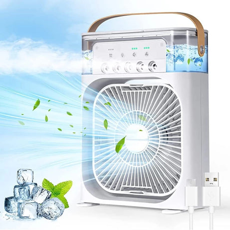 Electric Portable Mini Cooler And Fan
