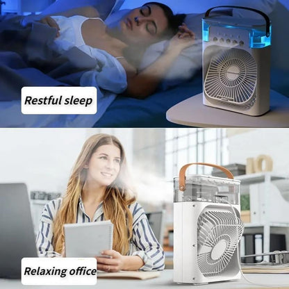 Electric Portable Mini Cooler And Fan