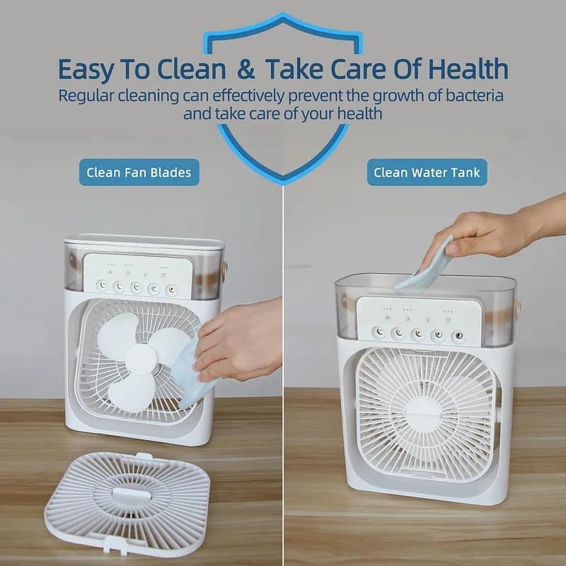 Electric Portable Mini Cooler And Fan